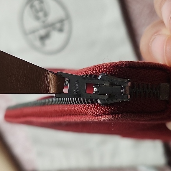 Hermes Vintage Red canvas ✨️ - Picture 5 of 13